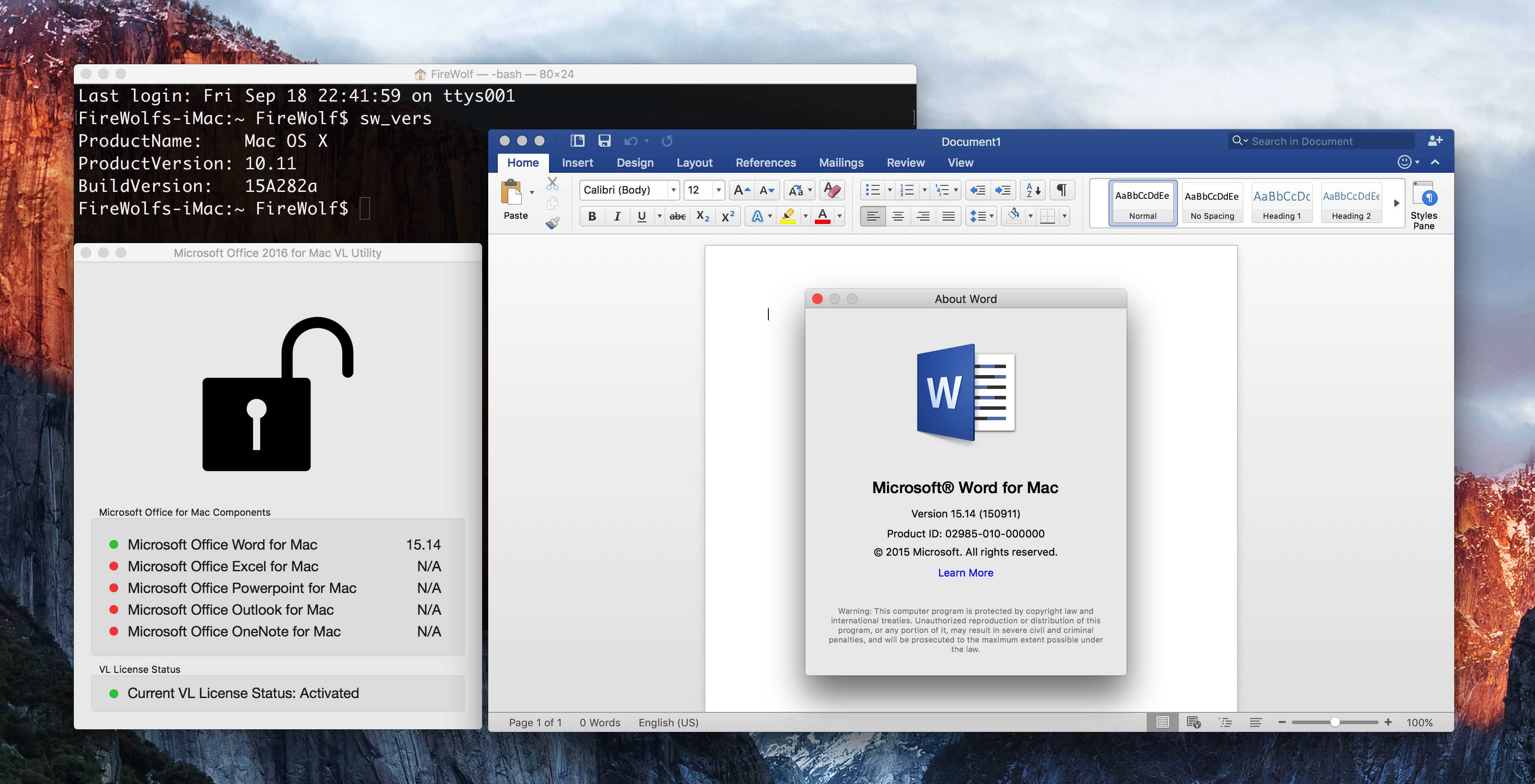 microsoft office 2016 for mac 15.25.0 with vl license utility v2.0